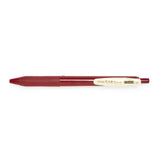 Zebra Sarasa Push Clip Gel Pen - Vintage Red Black Ink