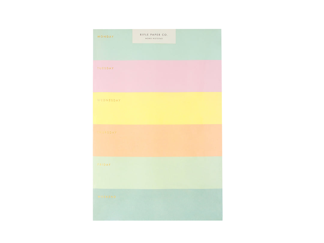 Color Block Memo Notepad