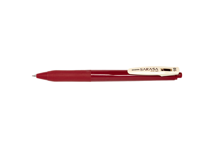 Zebra Sarasa Push Clip Gel Pen - Vintage Cassis Black Ink