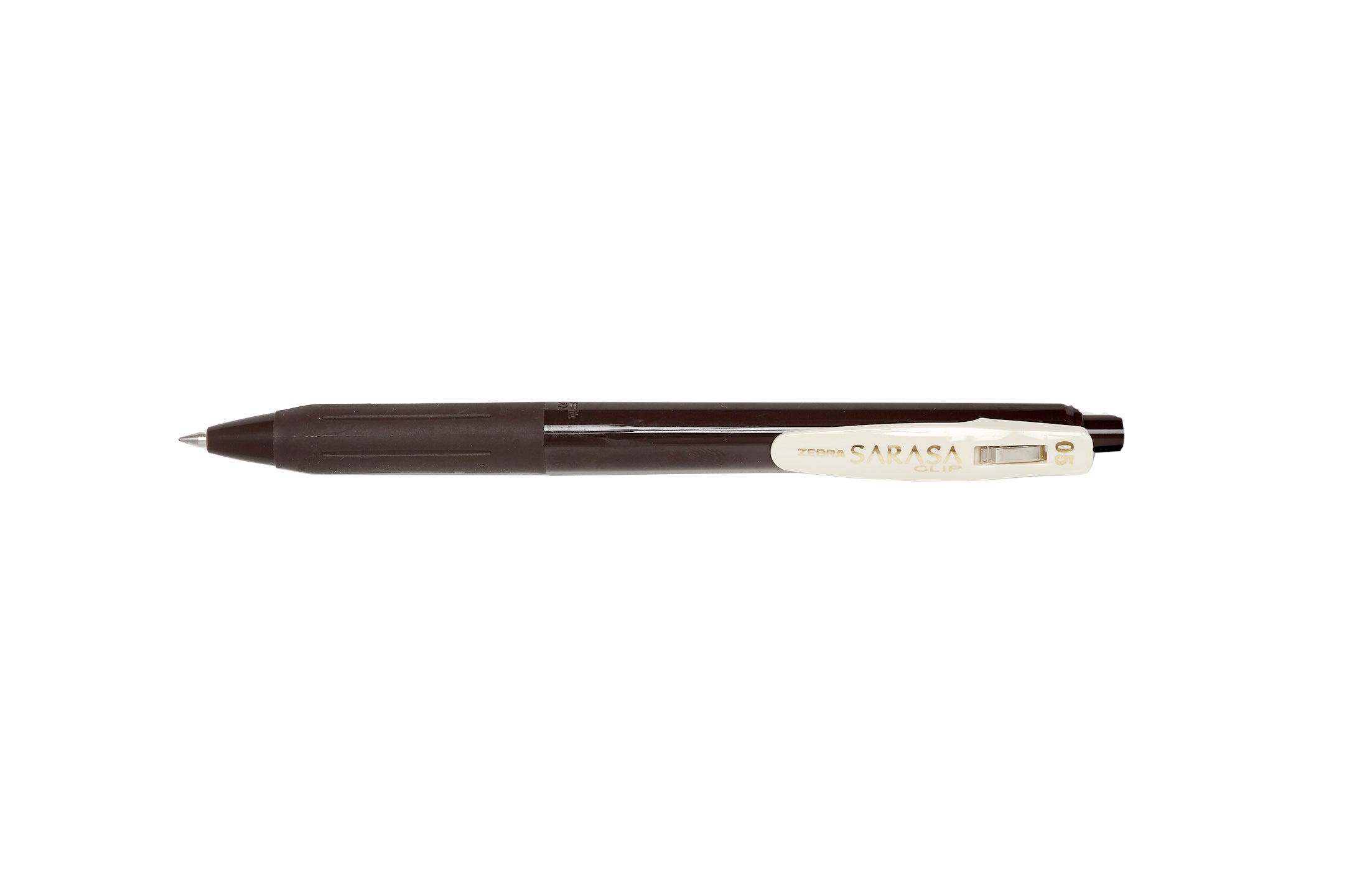Zebra Sarasa Push Clip Gel Pen - Vintage Sepia Black Ink – Shorthand