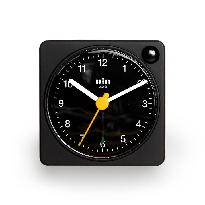 Braun Analog Travel Alarm Clock - Black