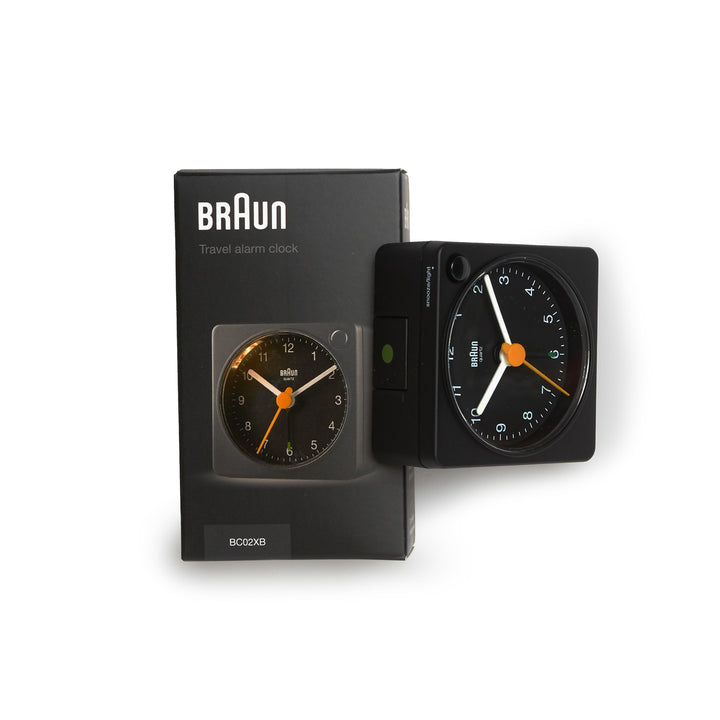 Braun Analog Travel Alarm Clock - Black