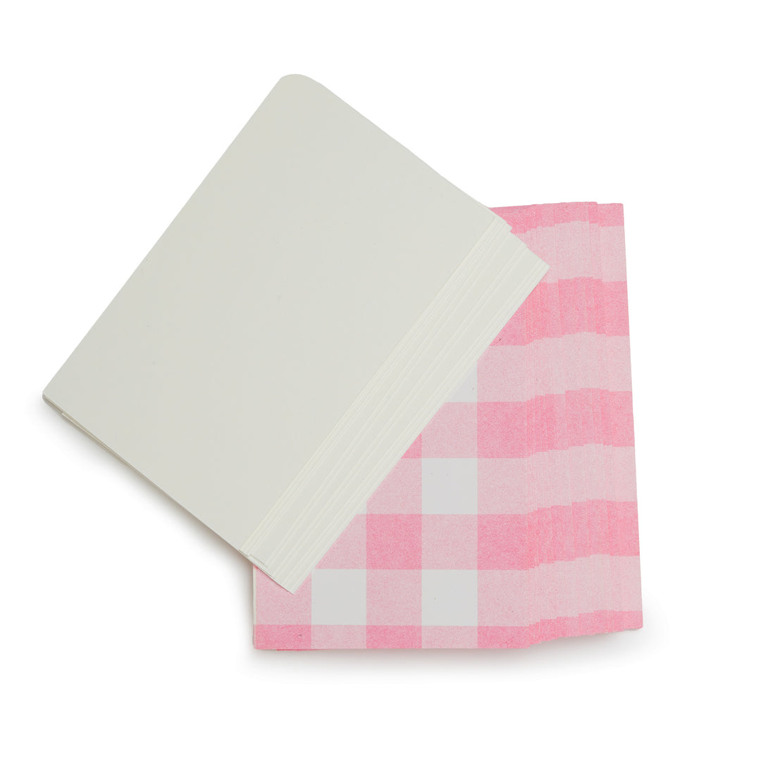 Bubblegum Gingham Envelope Set