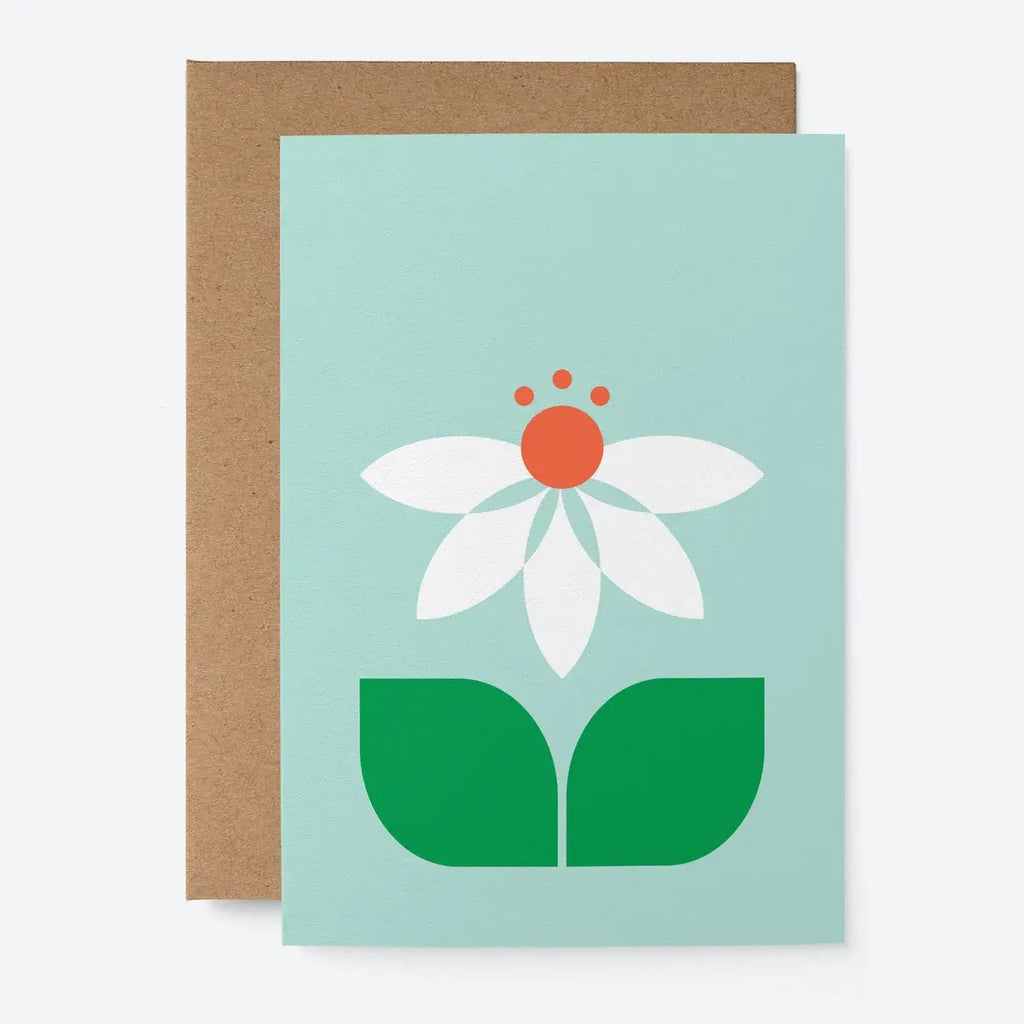 Flower No. 21 Blank Card