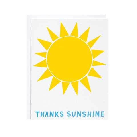 Thanks Sunshine! Thank You Card