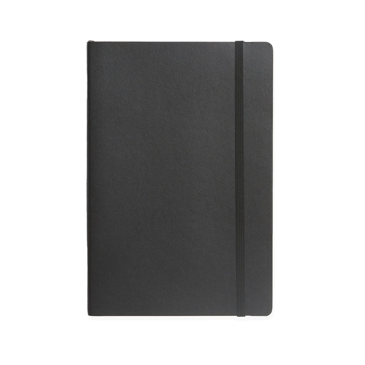 Black Softcover A5 Notebook - Lined