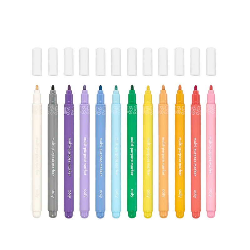 Marvelous Multi-Purpose Paint Marker - Set of 12