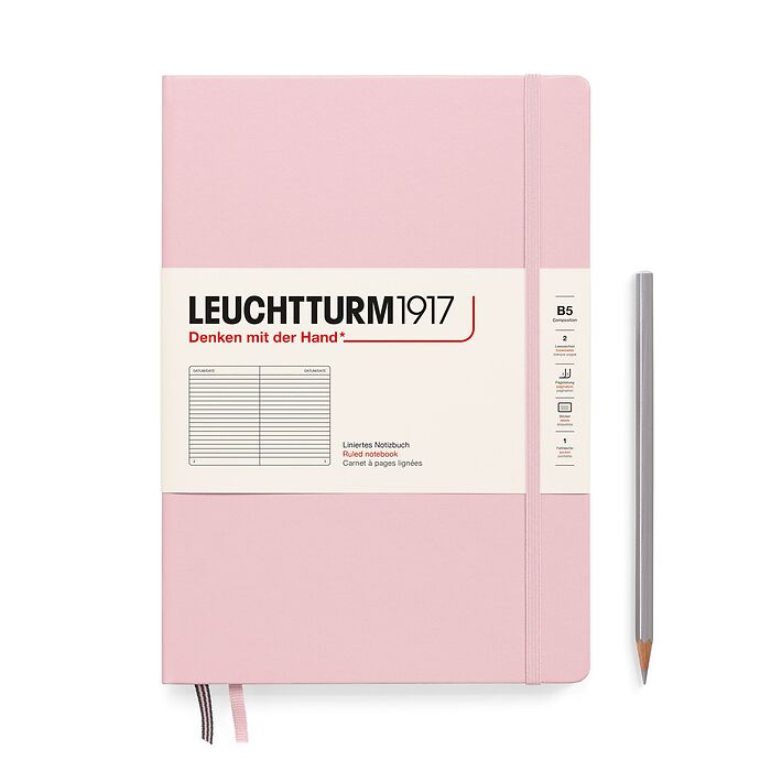 Powder Hardcover B5 Composition Notebook - Lined