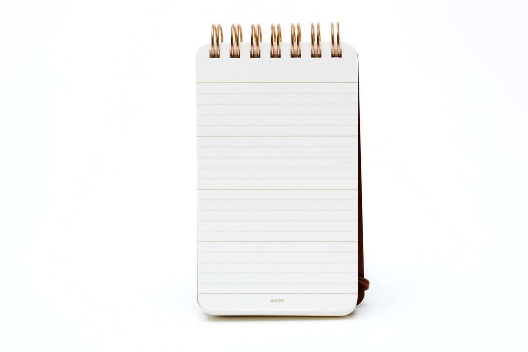 Grain Notebook Lined and Blank - Black