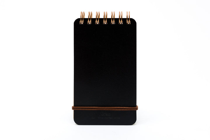 Grain Notebook Lined and Blank - Black