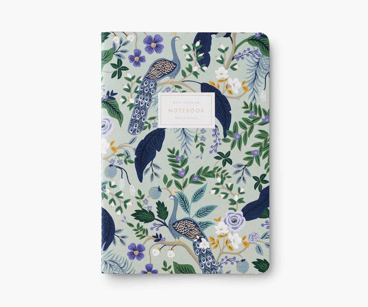 Peacock Stitch Notebook - Lined