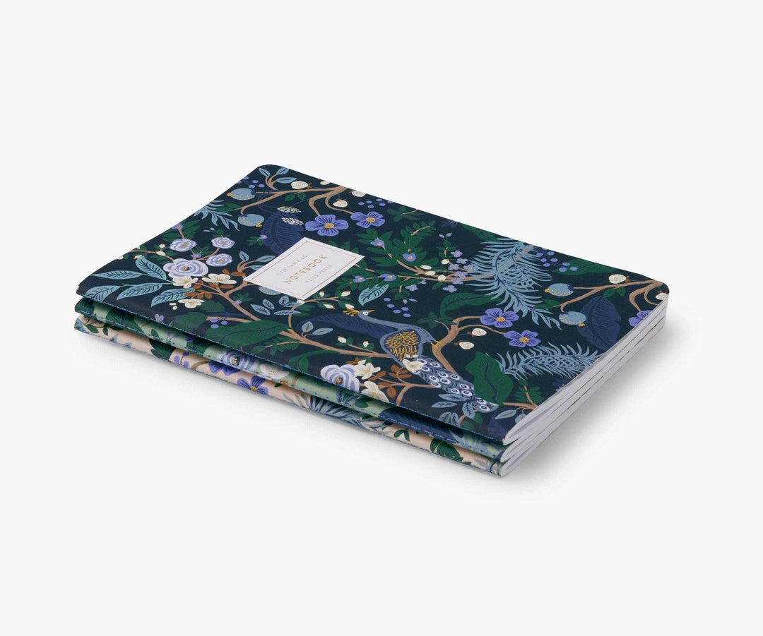 Peacock Stitch Notebook - Lined