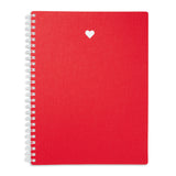 Strawberry Heart Notebook - Lined