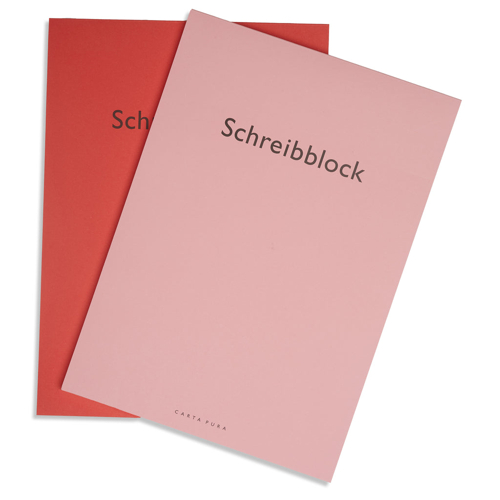 Schreibblock Writing Pad - A4 Red – Shorthand