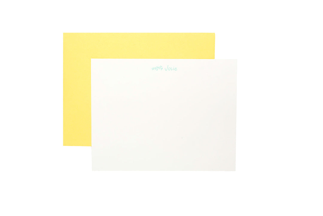 Custom Stationery Gift Certificate - Flat note + Envelope