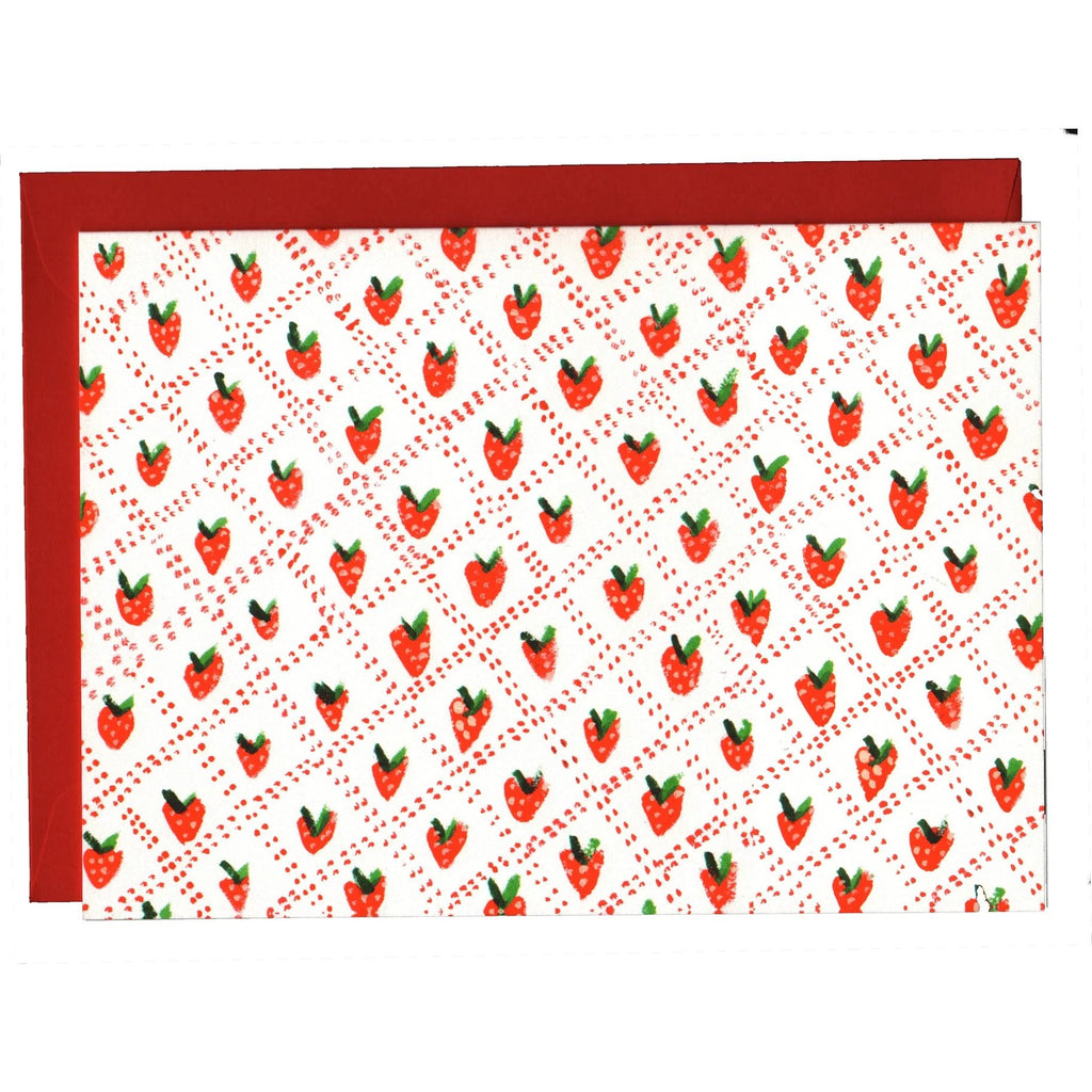 Strawberries Boxed Notecards - Set of 6