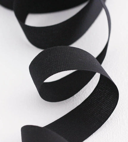 Black - 1 1/2" Tight Weave Cotton Ribbon