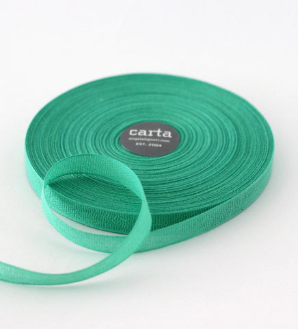 Loose Weave 1/2" Cotton Ribbon - Emerald