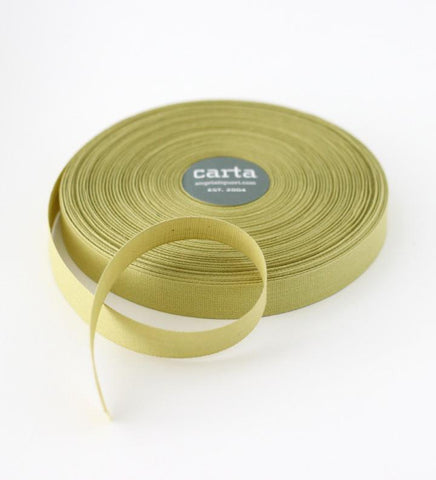 Chartreuse Tight Weave Cotton Ribbon