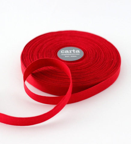 Narrow Tight Weave Cotton Ribbon - Natural : Studio Carta