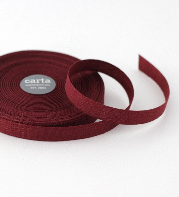 Wine Tight Weave Ribbon