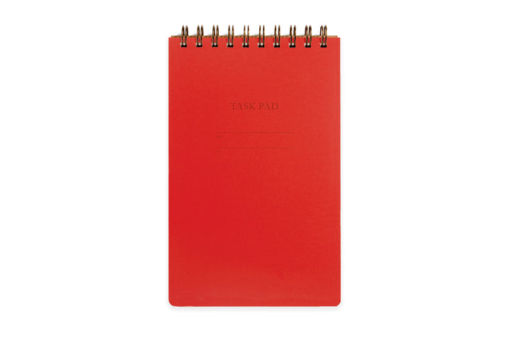 Task Pad Notebook - Warm Red