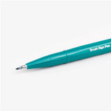Pentel Touch Sign Brush Tip Pen - Turquoise Green